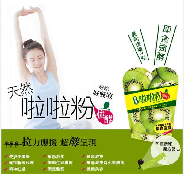 Dr. Kiwi 黃金奇異 啦啦粉 女人 知己 試用 大隊 排便 順暢 chialo