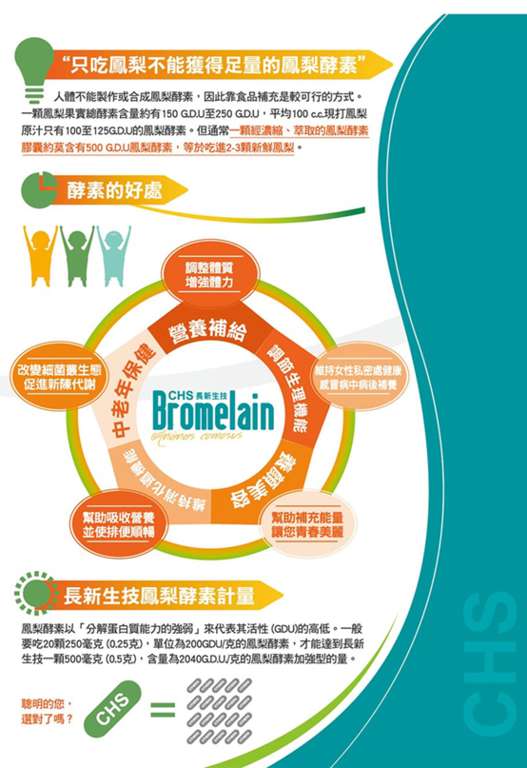 長新生技CHS鳳梨酵素