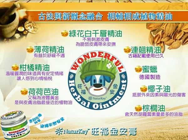 NATURKEY力萃奇旺福金安膏