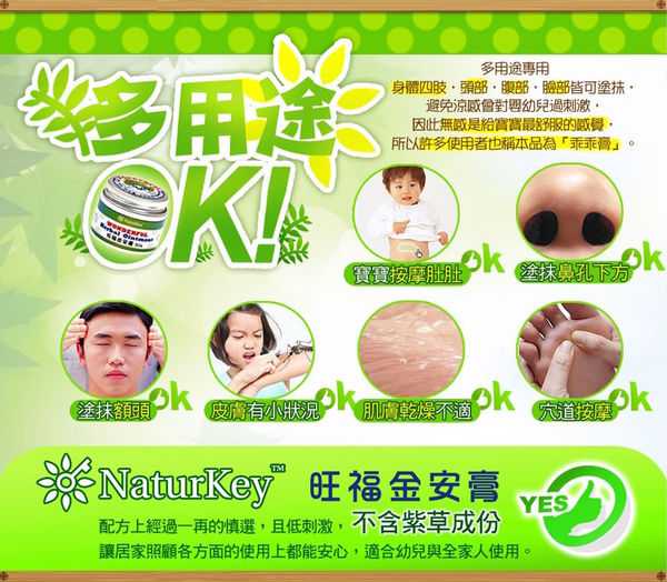 NATURKEY力萃奇旺福金安膏