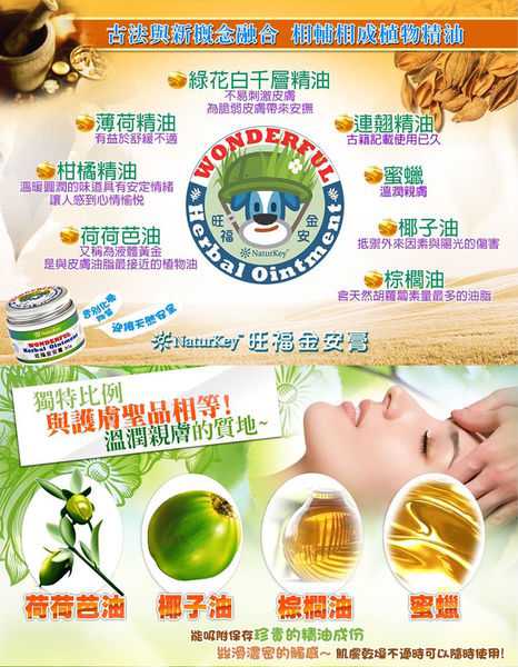 NATURKEY力萃奇旺福金安膏