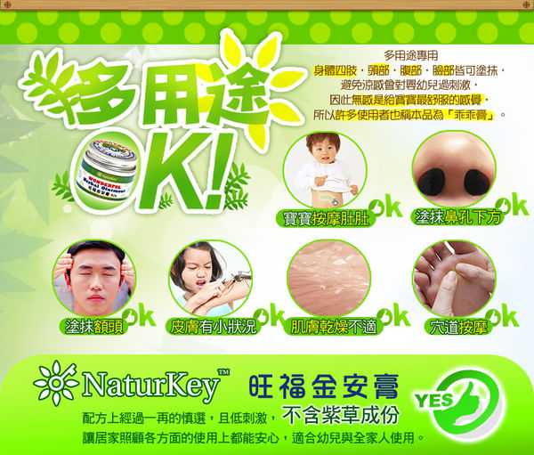 NATURKEY力萃奇旺福金安膏