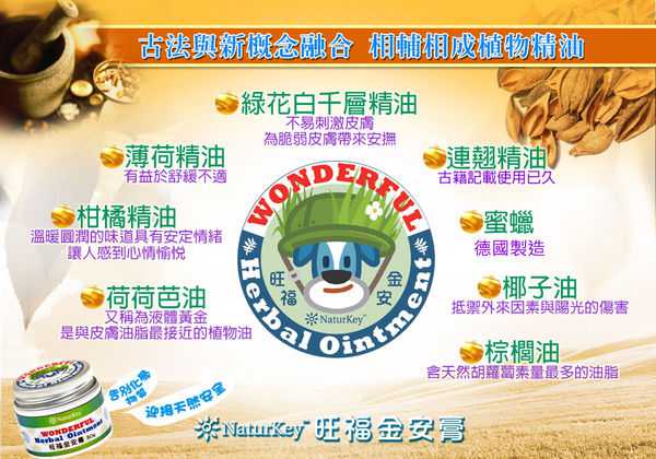 NATURKEY力萃奇旺福金安膏