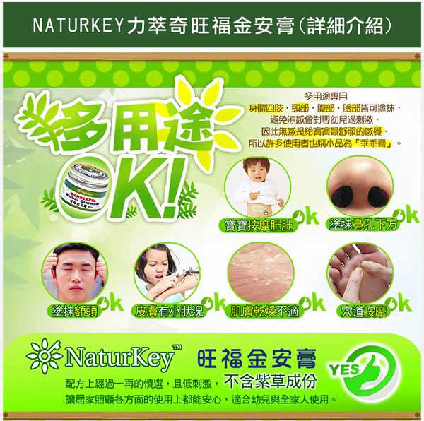 NATURKEY力萃奇旺福金安膏