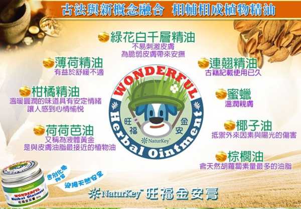 NATURKEY力萃奇旺福金安膏