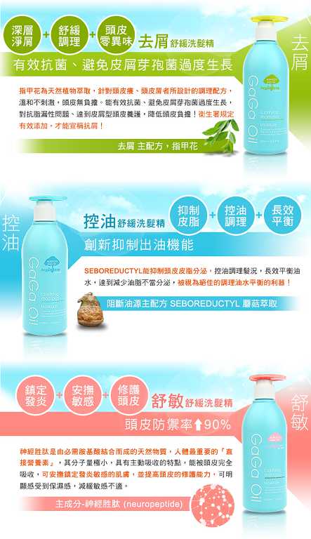 GaGa摩洛哥5.5頭皮專科舒緩洗髮精