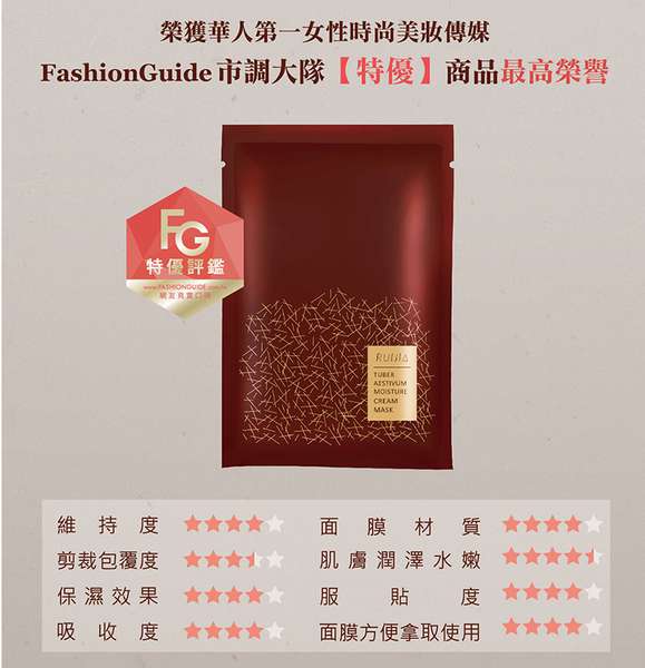 露奇亞白松露煥顏乳霜面膜