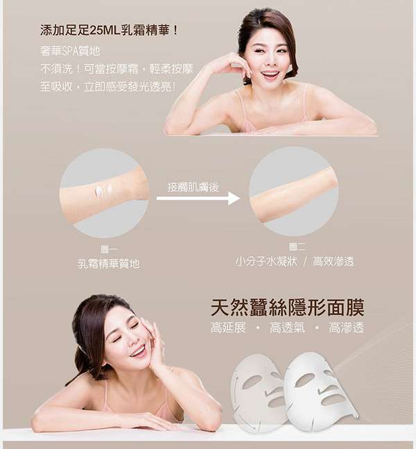 露奇亞白松露煥顏乳霜面膜