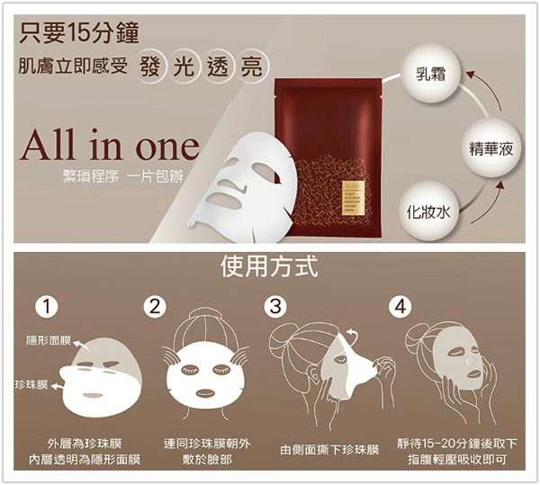 露奇亞白松露煥顏乳霜面膜