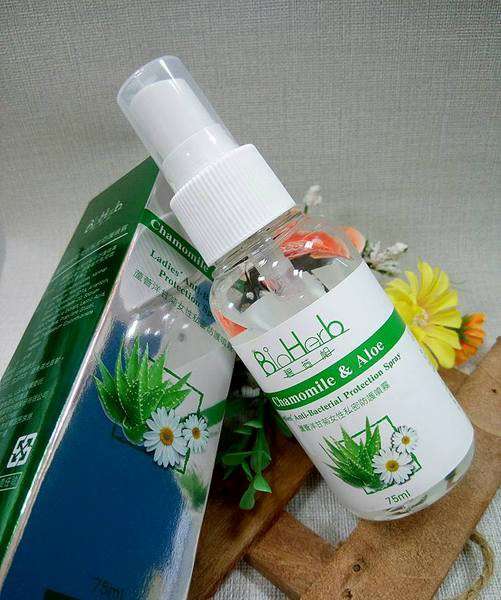 碧荷柏蘆薈洋甘菊女性私密防護噴霧