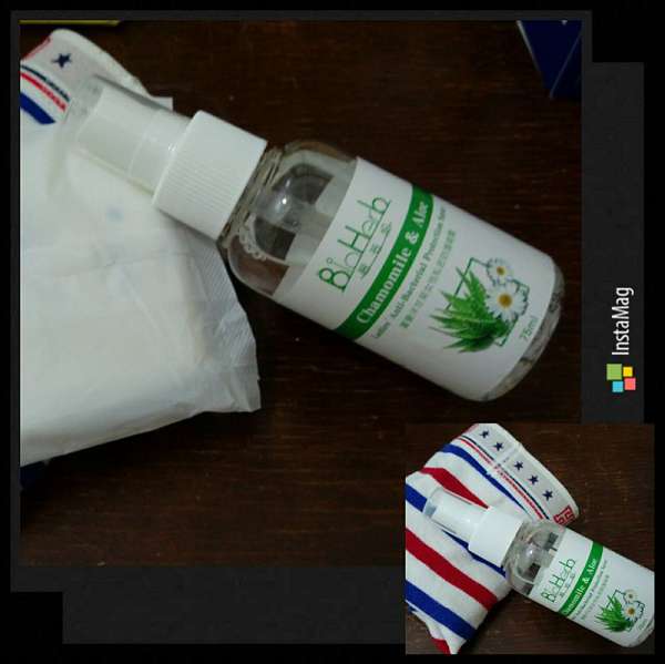 碧荷柏蘆薈洋甘菊女性私密防護噴霧