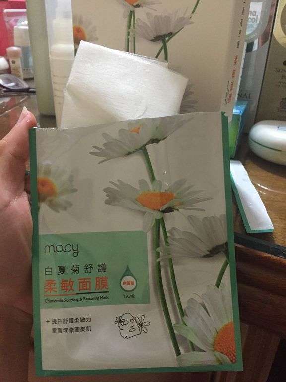 白夏菊舒護柔敏面膜