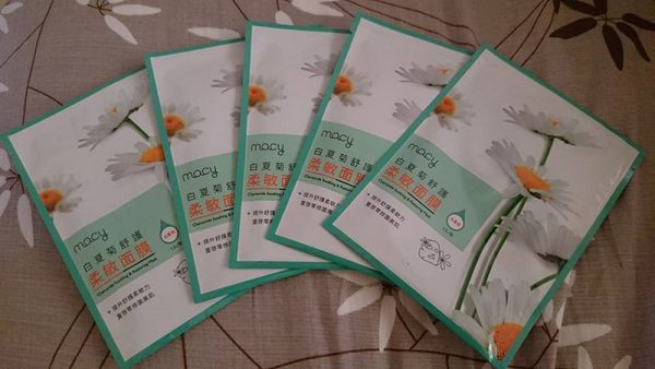 白夏菊舒護柔敏面膜