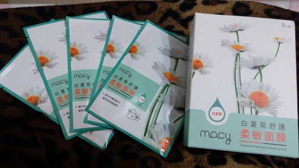 白夏菊舒護柔敏面膜
