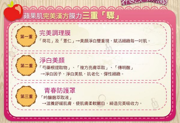 Hey蘋果肌女孩蕾絲拉提式面膜