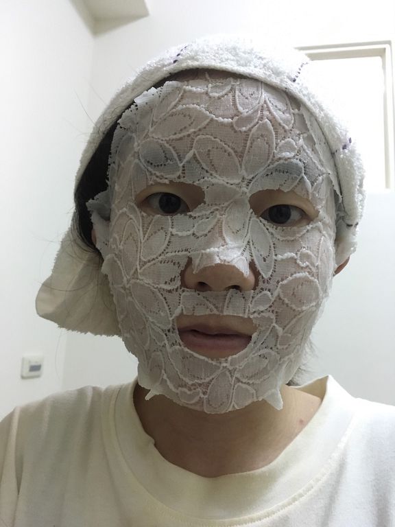 Hey蘋果肌女孩蕾絲拉提式面膜