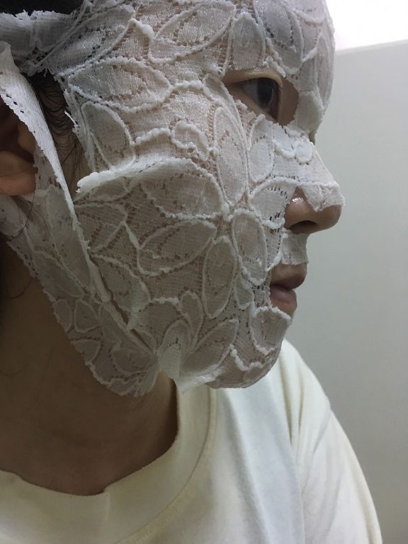 Hey蘋果肌女孩蕾絲拉提式面膜