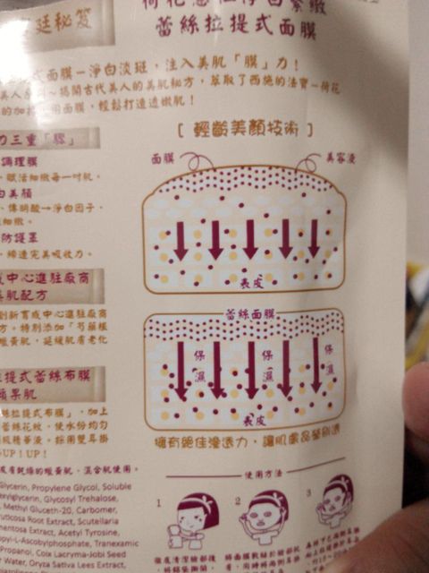 Hey蘋果肌女孩蕾絲拉提式面膜