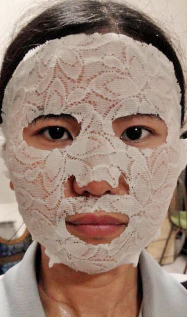 Hey蘋果肌女孩蕾絲拉提式面膜