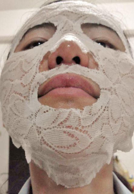 Hey蘋果肌女孩蕾絲拉提式面膜