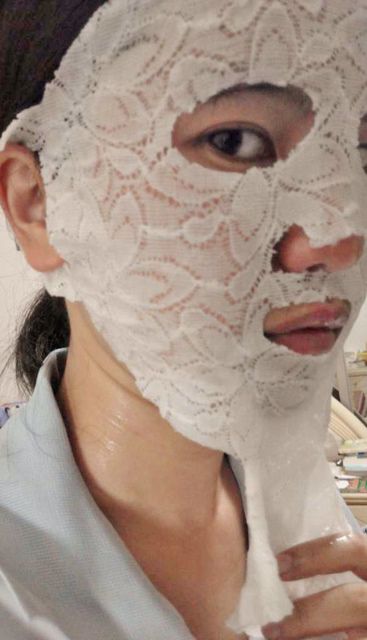 Hey蘋果肌女孩蕾絲拉提式面膜