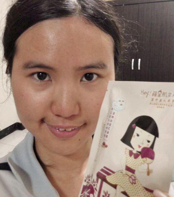 Hey蘋果肌女孩蕾絲拉提式面膜