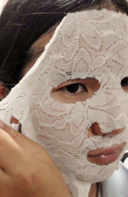 Hey蘋果肌女孩蕾絲拉提式面膜