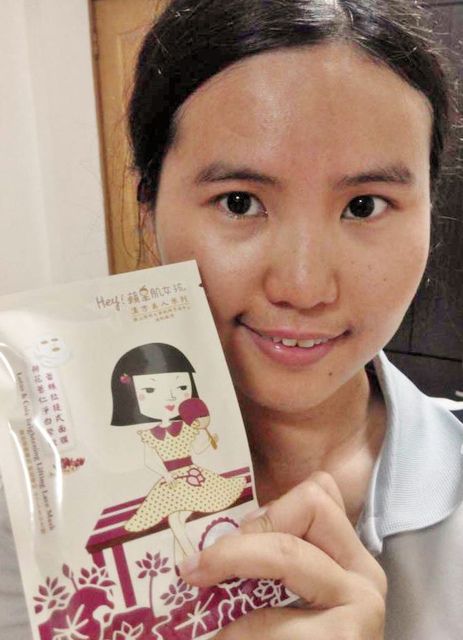Hey蘋果肌女孩蕾絲拉提式面膜