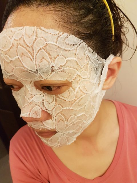 Hey蘋果肌女孩蕾絲拉提式面膜