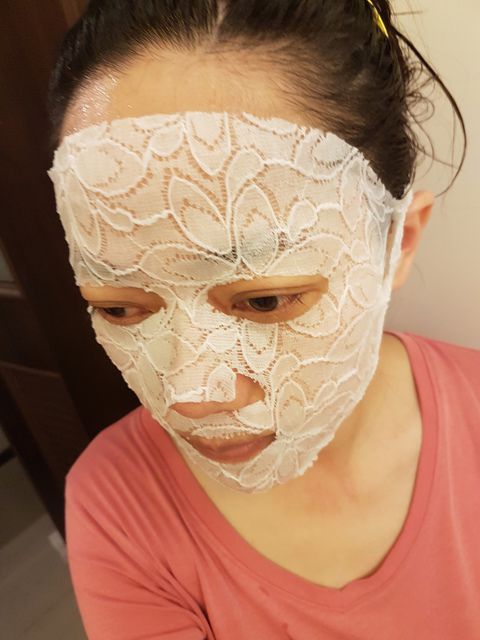 Hey蘋果肌女孩蕾絲拉提式面膜