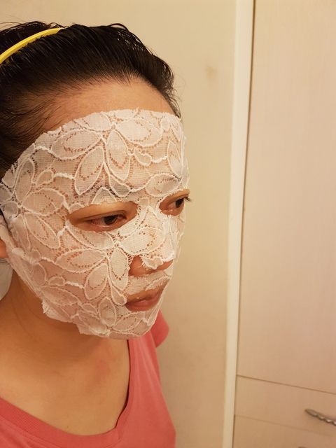Hey蘋果肌女孩蕾絲拉提式面膜