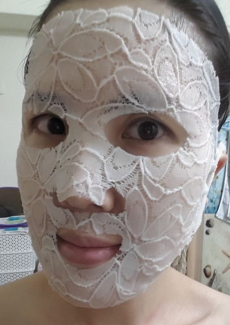 Hey蘋果肌女孩蕾絲拉提式面膜