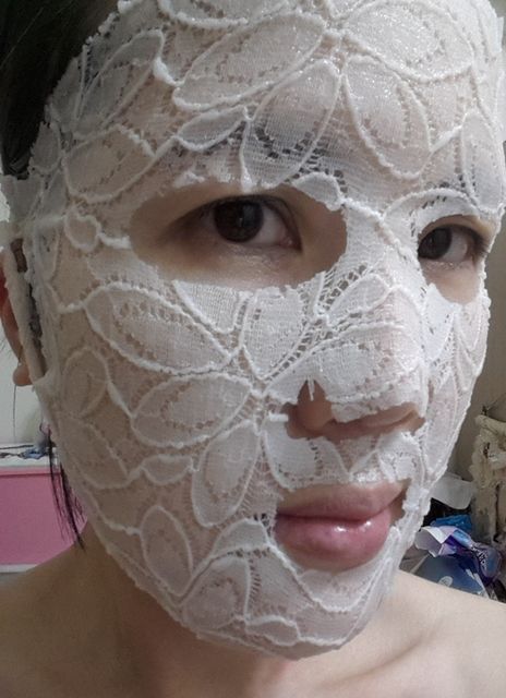 Hey蘋果肌女孩蕾絲拉提式面膜