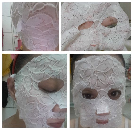 Hey蘋果肌女孩蕾絲拉提式面膜