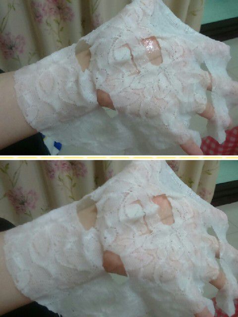 Hey蘋果肌女孩蕾絲拉提式面膜