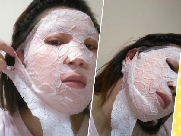 Hey蘋果肌女孩蕾絲拉提式面膜