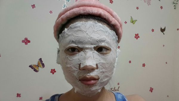 Hey蘋果肌女孩蕾絲拉提式面膜