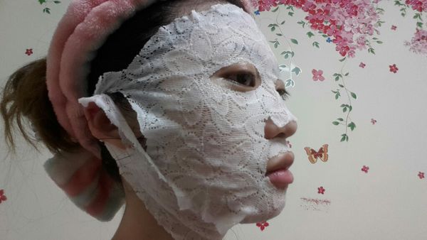 Hey蘋果肌女孩蕾絲拉提式面膜