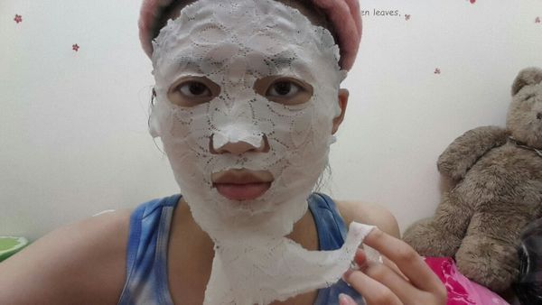 Hey蘋果肌女孩蕾絲拉提式面膜
