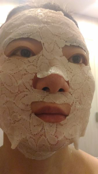 Hey蘋果肌女孩蕾絲拉提式面膜