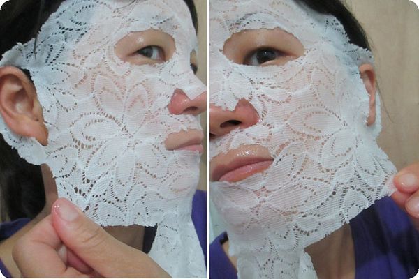 Hey蘋果肌女孩蕾絲拉提式面膜
