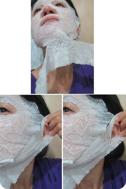 Hey蘋果肌女孩蕾絲拉提式面膜