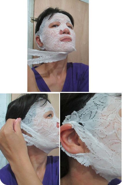 Hey蘋果肌女孩蕾絲拉提式面膜