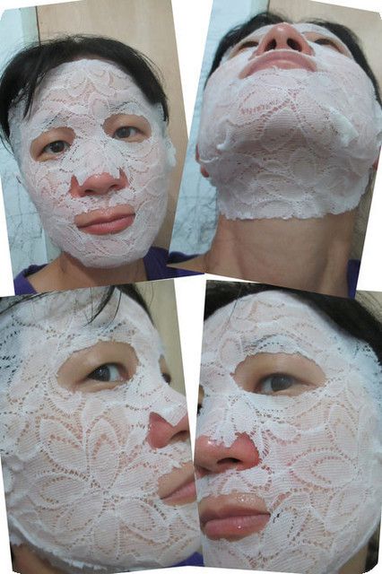 Hey蘋果肌女孩蕾絲拉提式面膜