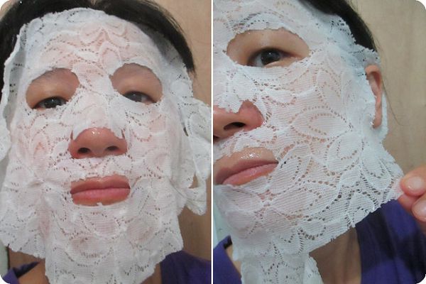 Hey蘋果肌女孩蕾絲拉提式面膜