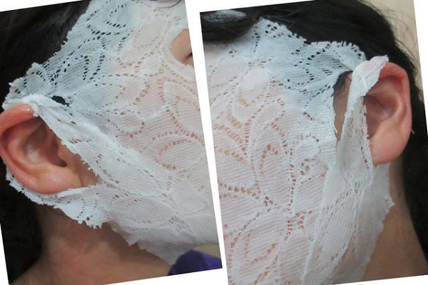 Hey蘋果肌女孩蕾絲拉提式面膜