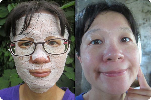 Hey蘋果肌女孩蕾絲拉提式面膜