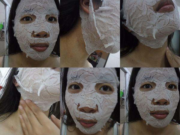 Hey蘋果肌女孩蕾絲拉提式面膜