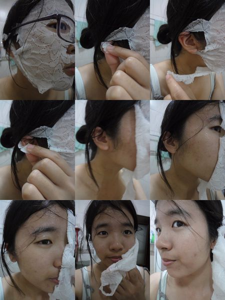 Hey蘋果肌女孩蕾絲拉提式面膜