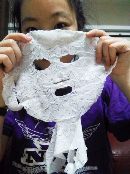 Hey蘋果肌女孩蕾絲拉提式面膜